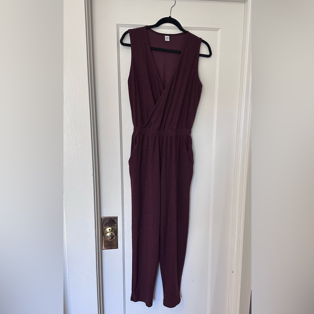 Deep purple jumpsuit